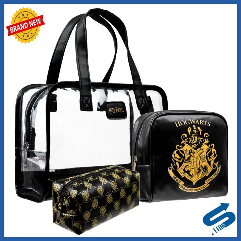 Travel Cosmetic Organizer Set of 3 Makeup Pouches Toiletry Bag Organizer